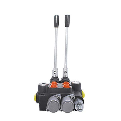 findmall 2 Spool Hydraulic Directional Control Valve 13GPM 3600PSI - size: 13 GPM, style: 2 Spool