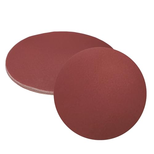 uxcell 8pcs 12-Inch PSA Sanding Discs, 1200 Grits Aluminum Oxide Self Adhesive Stick Back Sandpapers, No-Hole Round Wet/Dry Sander Papers, Sand Auto Car Paint, Wood, Metal - size: 1200 Grits