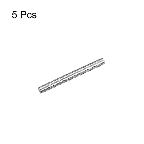 MECCANIXITY Fully Threaded Rod M4 x 35mm 0.7mm Thread Pitch 304 Stainless Steel Right Hand Threaded Rods Bar Studs 5 Pack - size: M4 x 35mm
