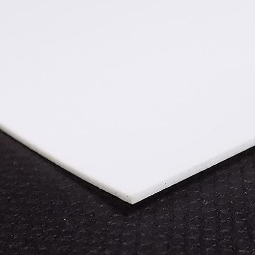White Silicone Rubber Sheet, 60A Duro, 1/32 x 9 x 12 Inch, Food Grade, Made in the USA, No Adhesive Backing, High Temp Heavy Duty for Gaskets DIY Food Covers Lids Sealing Material Pads Oven Protection