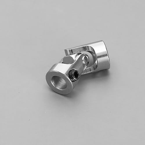 ECSiNG 4Pcs 6mm to 6mm Metal Shaft Coupling Universal Joint Shaft Coupling Flexible Coupling Connector Accessories for Model Car Ships Robots - size: 24mmx11mm