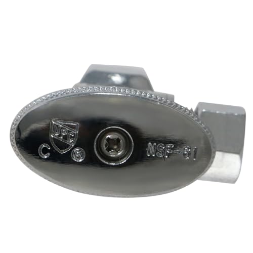 XFITTING 1/2 Inch Female NPT x 3/8 Inch OD Compression Angle Ball Valve, 30-1-5=5XX, 5 Pieces - size: .5" FNPT x .375" Angle