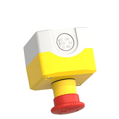 Schneider Electric Yellow Station - 1 red Mushroom Head pushbutton Ø40 Turn to Release 1NO+1NC - style: 1 NC
