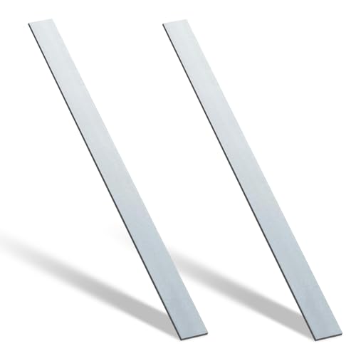 Yaocom 2 Pcs 304 Stainless Steel Flat Bar, 8" L,1-1/2" W,1/8" T - size: 8" L,1-1/2" W,1/8" T