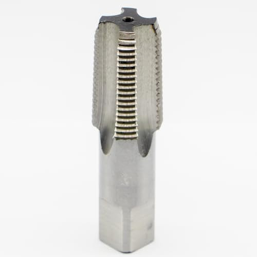 1/2-14 NPT Tap Pipe Thread - HSS, Achieve Professional-Quality Threads with Sharp, Durable, High-Speed Steel Taps. Perfect for Precision Threading in Plumbing, DIY Projects, and Industrial Use - size: NPT1/2"