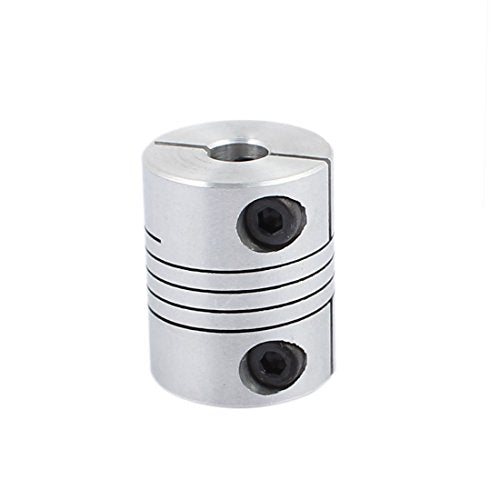 uxcell 6.35mm to 8mm Shaft Coupling 25mm Length 20mm Diameter Stepper Motor Coupler Aluminum Alloy Joint Connector for 3D Printer CNC Machine DIY Encoder - size: 6.35-8mm