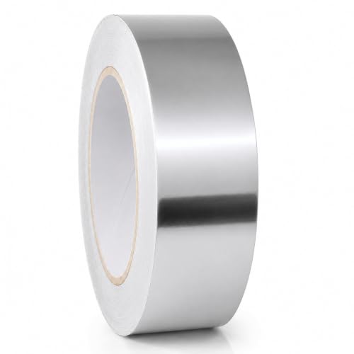 GGR Supplies AF-20R Aluminum Foil Tape, 1.5 Inch x 50 Yards, 3.6 Mil - size: 1.5 inches by 50 yards