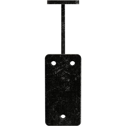 2" W x 7" D x 7" H Bradford Steel Bracket, Antiqued Silver - color: Antiqued Silver, size: 2-in. W x 7-in. D x 7-in. H
