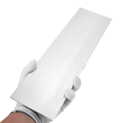 MECCANIXITY Square Aluminum Flat Bar, 15/64" (6mm) Thick x 3-15/16" (100mm) Width x 13" (330.2mm) Long 6063 Aluminum Flat Plate Solid New Mill Stock Silver for Industrial Building - size: 15/64" x 3-15/16" x 13"