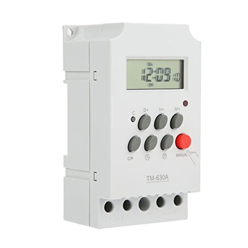 Programmable Timer Relay 12V DC, 24/7 LCD 17 On/Off