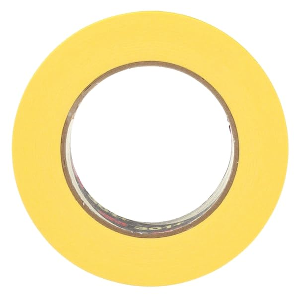 3M Performance Yellow Masking Tape, 2 Inches x 60 Yards, Yellow - 1462003