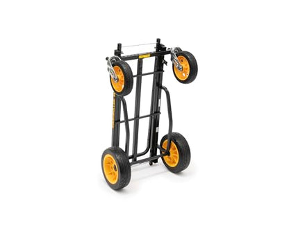 Rock-N-Roller R12RT (All Terrain) 8-in-1 Folding Multi-Cart/Hand Truck/Dolly/Platform Cart/34" to 52" Telescoping Frame/500 lbs. Load Capacity, Black - style: R12RT
