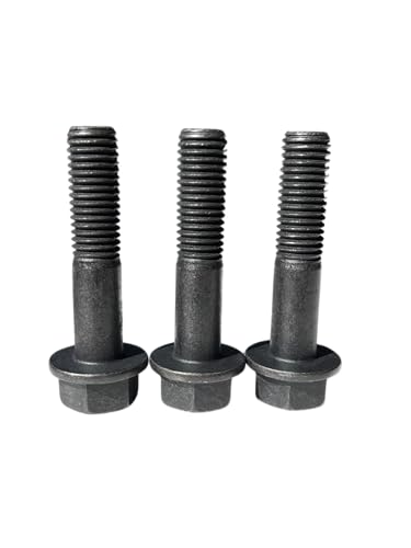 (10 Pieces) 5/8-11x3 Grade 8 Hex Flange Bolts Screws UNC Coarse Partial Threads Zinc Phosphate & Oil
