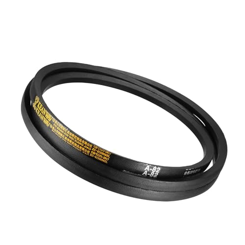 A-82 Rubber V-Belts - [82 Inch Pitch Girth] Wrapped a Section Industrial Drive Belt for Transmission Use, JIS Standard, 1/2 Inch Width 5/16 Inch Thick