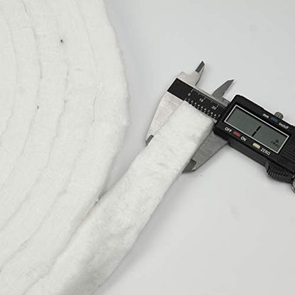 Strip Ceramic Fiber Alternative Blanket, 2200F Rated, 1" x 1/2" x 300", High Temperature Gasketing for Boiler, Wood Stove, Pellet Stove, Furnace, Kiln, Forge, 9506 - size: 1" x 1/2" Strip