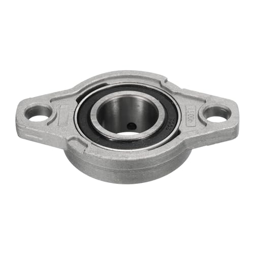 uxcell 4pcs KFL005 Flanged Pillow Block Bearings 25mm Bore, Zinc Alloy Self Aligning Flange Mounted Bearings - size: KFL005