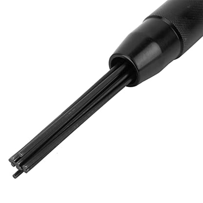 Air Needle Scaler, 4400 rpm 12 Needles Slag Cleaner Air Pneumatic Slag Remove Deburring Cleaning Tool Compact Removal Needle Gun Compressed Air Needle Slag Removing Tool