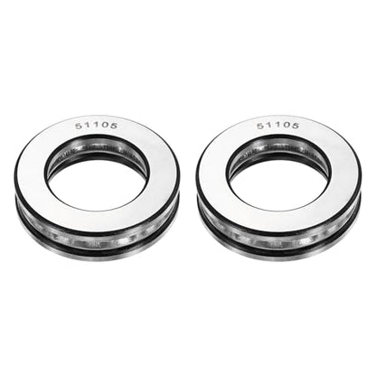 uxcell 2Pcs Thrust Ball Bearings, 25mm Bore 42mm OD 11mm Thick 51105 ABEC5 - size: 51105 25mm x 42mm x 11mm