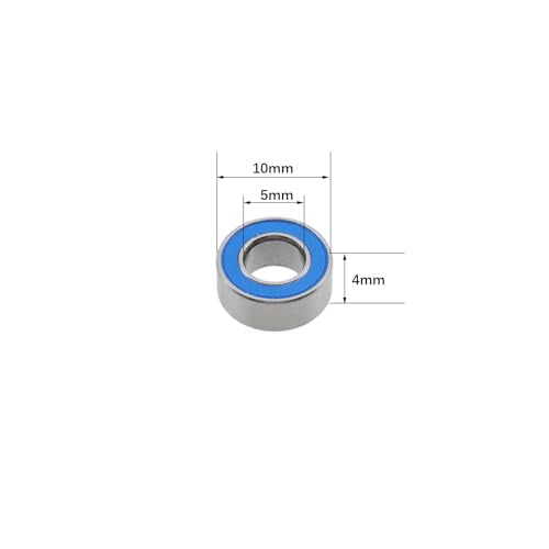 20pcs MR105-2RS Deep Groove Ball Bearing 5x10x4mm Miniature Bearing - size: 5x10x4mm