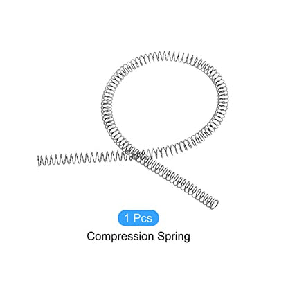 METALLIXITY Compression Springs (0.5x3mm OD,305mm L) Extension Spring - size: 0.5mm x 3mm x 305mm