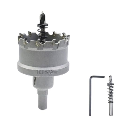 2-1/16"/52mm Cutting Dia Carbide Hole Saw Cutter Drill Bit Hole Saw Cutter Tool Hole Opener for Cutting Stainless Steel,Alloy - size: 2-1/16"/52mm