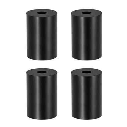 Multi Purpose Rubber Spacer, 10mm ID x 25 OD x 40mm T Neoprene Round Anti-Vibration Isolation Pads Bushings Spacer Washer Fit for HVAC Bolts Car Accessories (4 Pcs) - size: 10mm ID x 25 OD x 40mm T