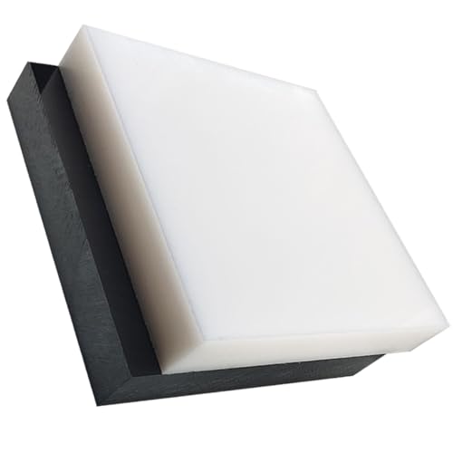 High-Density Polyethylene (HDPE) Plastic Block 1" Thick - 4" x 6" HDPE Plastic Sheet for Machining,Home Improvements,DIY Projects(Black PE Sheet 1 PCS) - color: Black, size: 1" x 4" x 6"