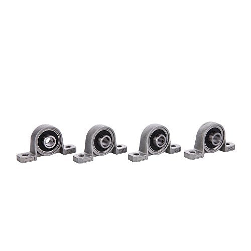 4 Pieces 8mm Bore Diameter Ball Mounted Pillow Block Insert Bearings