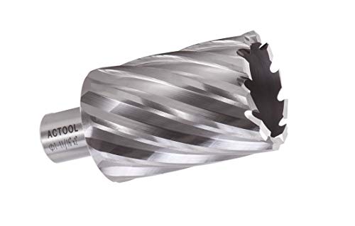 1-11/16" Diameter × 2" Depth of Cut HSS ANNULAR Cutter with 3/4'' Weldon Shank - size: 1-11/16'' x 2''