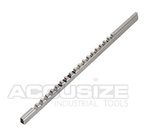Accusize 2 mm Style A HSS Keyway Broach, 5001-0002 - size: 2mm-A