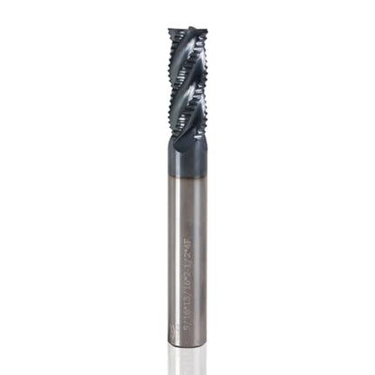 5/16" 4 Flute Roughing End Mill AlTiN Coated Carbide, 1Pcs - size: 5/16 in
