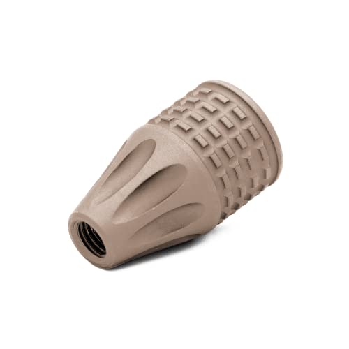 Bolt Knob Replacement - Fits Remington 700, Bergara, & More - Aluminum & Stainless Options - color: FDE (Anodized), size: M6x1 (Bergara, CZ 457), style: Dragon Scale (Aluminum)