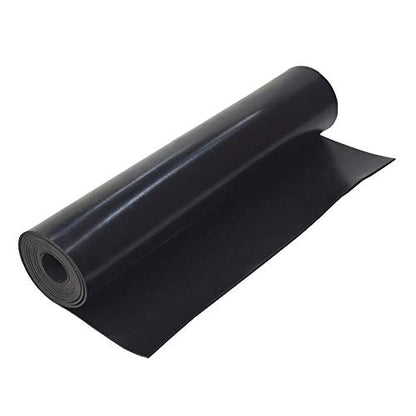 DOBTIM Neoprene Rubber Sheet Rolls 1/16 (.062)" Thick X 12" Wide X 5' Long, Solid Rubber Strips Use for Gaskets DIY Material, Supports, Leveling, Sealing, Protection, Abrasion, Flooring, Black - size: 12" X 5', style: .062" thick (No Adhesive）