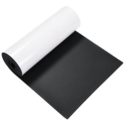 MYFULLY Neoprene Foam Sheet 12" x 59" x 1/4" Adhesive Backing Roll - size: 12 in x 59 in x 1/4 in