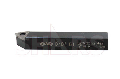 Shars (5 Pcs) 3/8" Indexable Carbide Turning Tool Set 404-1040 P] - size: 3/8" 404-1040