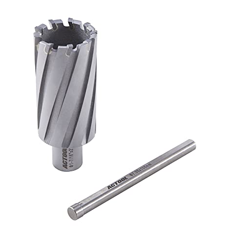 1-7/16'' Diameter x 2'' Depth of Cut Carbide Tipped TCT ANNULAR Cutter with 3/4'' Weldon Shank - size: 1-7/16'' x 2''