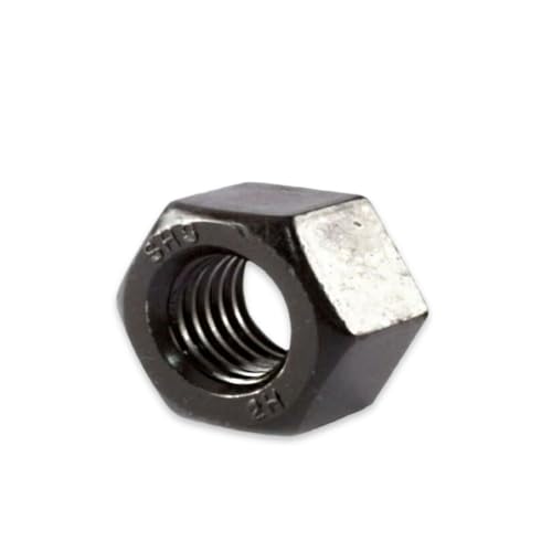 Plain Steel 2h Structural Heavy Finished Hex Nuts for a325 Bolts 5/8"-11 Qty 100 Heavy Duty Fasteners Hardware Set Industrial Fastening Assortment Construction