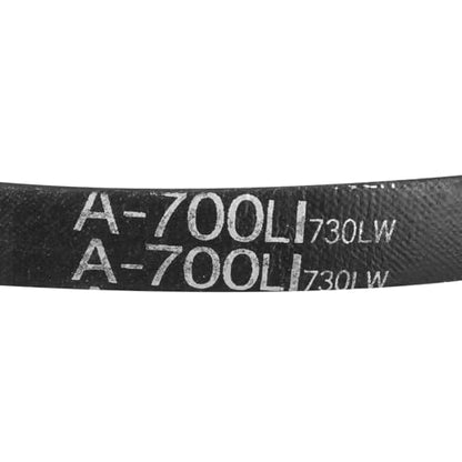 uxcell A700 V-Belts 700mm Inner Girth 13mm Top Width 8mm Thickness A-Section Rubber Drive Transmission Belt for Washing Machine - size: 700mm