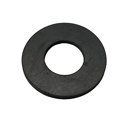 Herco Black Viton (FKM) Industrial Grade Rubber Washers - 1-1/32" ID x 1-9/16" OD x 1/4" Thk - Pack of 4 - size: 1-1/32" ID x 1-9/16" OD x 1/4" Thk