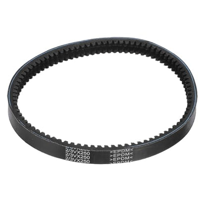 uxcell 2/3VX250 EPDM V-Belt, 2 Banded, 25" Outer Circ x 0.79" W x 0.39" Thk - size: 2/3VX250