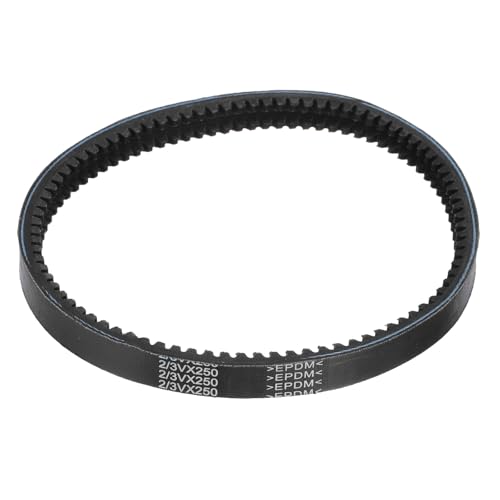 uxcell 2/3VX250 EPDM V-Belt, 2 Banded, 25" Outer Circ x 0.79" W x 0.39" Thk - size: 2/3VX250