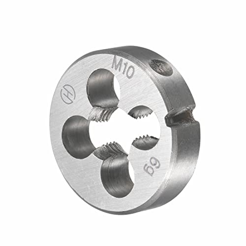 10mm x 1 HSS Metric Tap and Die Set Right Hand Thread,Tapping DIY Tool 3pcs (M10 x 1mm) - size: M10 x 1mm
