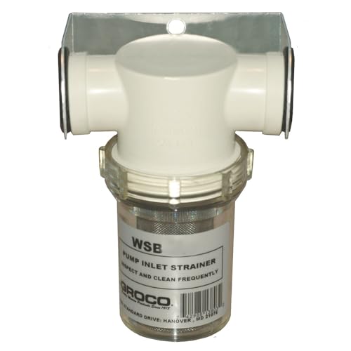 1/2 Fresh Water Strainer w/Plastic Basket