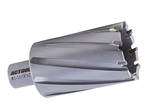 1-11/16'' Diameter x 2'' Depth of Cut Carbide Tipped TCT ANNULAR Cutter with 3/4'' Weldon Shank - size: 1-11/16'' x 2''