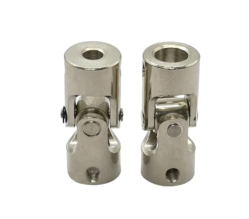 5Pcs 5mm to 8mm Universal Joint Motor Shaft Couplers, Rotatable Coupling Steering Connectors for RC Cars Boats Models DIY Airplane and Robots - size: 5mm to 8mm