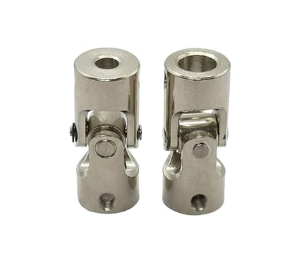 5Pcs 5mm to 8mm Universal Joint Motor Shaft Couplers, Rotatable Coupling Steering Connectors for RC Cars Boats Models DIY Airplane and Robots - size: 5mm to 8mm
