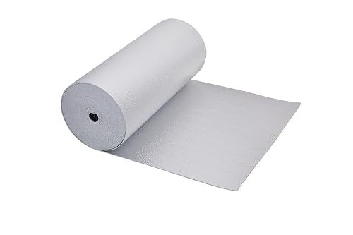 INSULATION MARKETPLACE SmartSHIELD -3mm 24 Inchx25ft Reflective Foam Core Insulation roll, Radiant Barrier - Engineered Foil - size: 24"x25ft