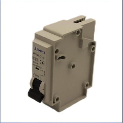 DC MCB, Miniature Circuit Breaker, Breaking Capacity of 10KA, 2P, 24VDC to 250VDC, 10-63Amps, with Indicator Window (16A)