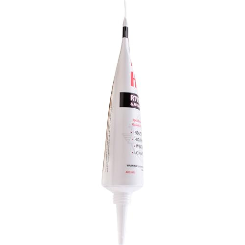 Brock High Heat RTV Sealant & Automotive Adhesive – Industrial Grade Silicone for Heat Tabs, Gaskets, and More – 2.8 oz Tube
