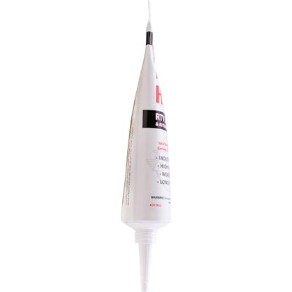 Brock High Heat RTV Sealant & Automotive Adhesive – Industrial Grade Silicone for Heat Tabs, Gaskets, and More – 2.8 oz Tube